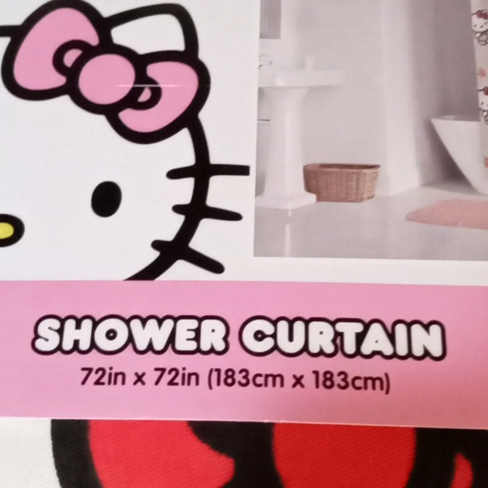 Hello Kitty Shower Curtain 🚿🚿🚿🧼🧽